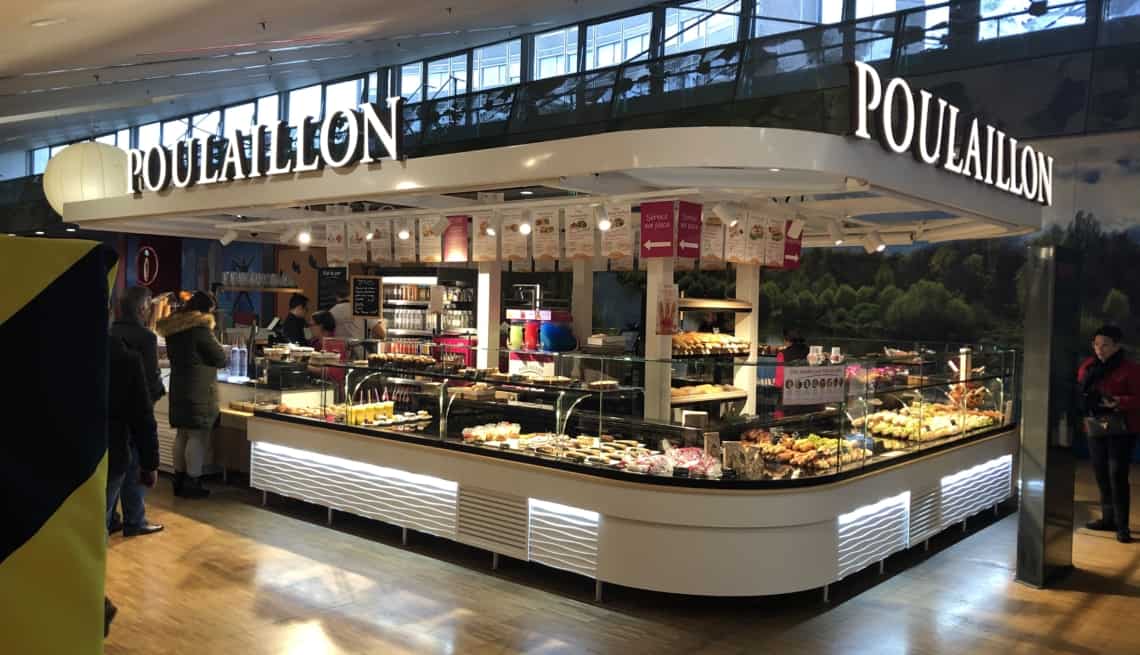 Kiosque Poulaillon dans centre commercial