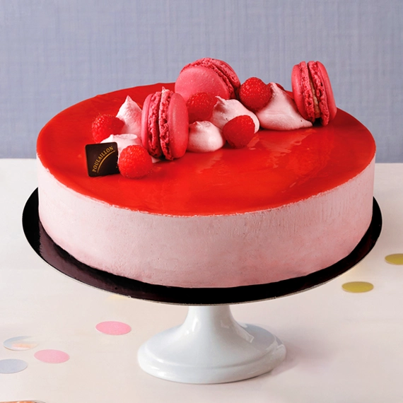 Le Framboisier : un entremets by Amandine Pâtisserie