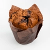 Délicieux muffin au chocolat avec un coeur fondant