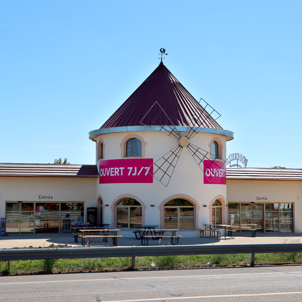 Moulin de la boutique Poulaillon à Ensisheim